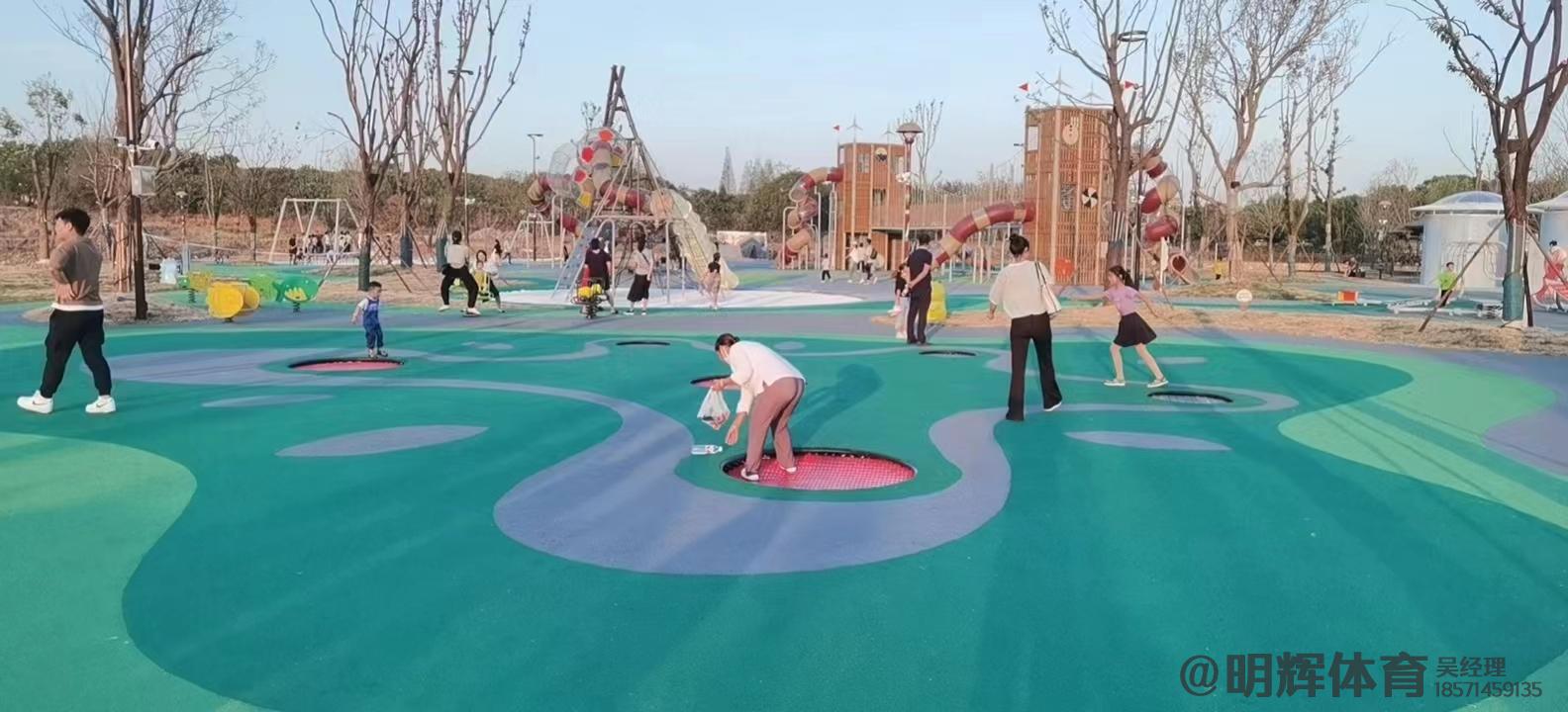 汉中公园跑道是用什么材料做成的